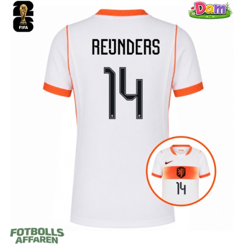 Nederländerna Tijjani Reijnders #14 Bortatröja Kvinnor VM 2026 Kortärmad